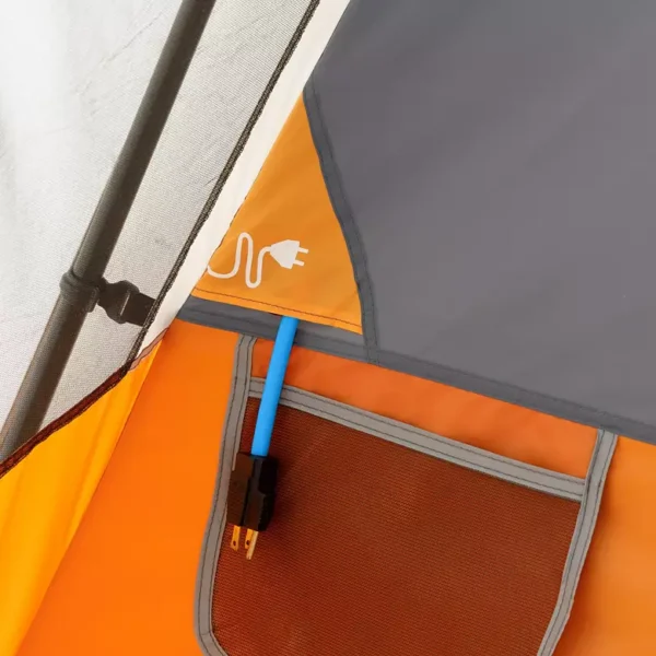 Core Equipment 6-Person Straight Wall Cabin Tent With Screen Room - Image 4